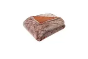 J Elliot Archie Terracotta Faux Fur Throw Rug 130 X 160Cm Throws & Afghans