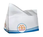 VINTAGE STYLE MCDONALDS SODA HAT CAPS AUTHENTIC PRODUCTION ONE-SIZE_20-PACK!