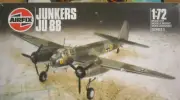 Airfix Junkers Ju 88 Multirole aircraft open complete 1986 125 pcs 1:72 NIB