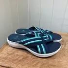 New Cloudsteppers by Clarks Sandals Navy and Turquoise Women's 7.5