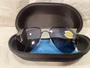 HELO Costa Del Mar HLO11 Polarized Aviator Sunglasses 580P Matte Black Gray Lens
