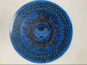 Wooden Authentic Viking Carved Shield Battle Ready Warrior Shield Handmade