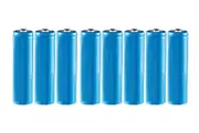 8 Pack Combo - 18650 3.7v Rechargeable Batteries, Suitable For Flashlights, Headlights, Fans