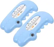 PERSELOSO 2Pcs Thermometer Easy to Read Pool Gauge for Spas Swimming Pools Accurate Celsius Measurement for Newborns Lightweight Durable Design