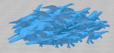 Swarm of Ravens Mini - DND - Pathfinder - Dungeons & Dragons - RPG - Tabletop -