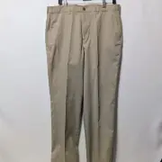 Farah Khakis Mens 36 x 32 Flat Front Straight Leg Chino Pants NWT