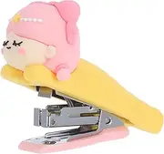 CANIGHT Cute Cartoon Mini Stapler Portable Handheld Stapler for Students Compact Desk Accessory Mermaid Design for School Office Use Adds Style and Fun to Any Workspace