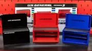 U.S. General Mini ToolBox Magnetic Bearing Slide Drawers Portable RED BLACK BLUE