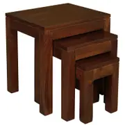 Centrum Furniture Amsterdam Nesting Table - Set of 3 - Mahogany