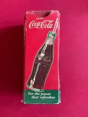 1950's, Coca-Cola, "Empty" Paper Drinking Straw Display Box (Scarce / Vintage)