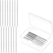 Hariendny 15 Pcs Snag Repair Needle Repair Knits and Woven Tool 2.36 x 0.03 Inch Repair Sewing Tool Leather Craft Sewing Stitching Needle Snag Repair Tool for Woven Knitted Cloth Garments Drapes