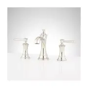Signature Hardware 447873 Beasley 1.2 GPM Widespread Bathroom Faucet with Pop...