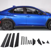 carbon Fiber Texture Pillar Post Decal vinys Overlay Fits Subaru WRX 2022-2024