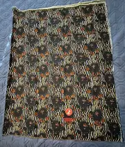 Vintage Batik Fabric 65x41 inches Thailand Never Used
