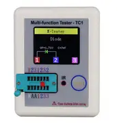 DANIU?&bdquo;? LCR-TC1 1.8inch Colorful Display Multifunctional TFT Backlight Transistor Tester for Diode Triode Capacitor Resistor Transistor LCR ES