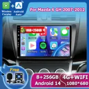 For Mazda 6 GH 2007-2012 Android 14 Car Stereo Navi Carplay GPS Head Unit 8+256G