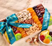 With Deepest Sympathy - Dried Fruit & Nut Collection Tray from Great Arrivals