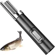 Cordless Electric Fish Scaler, 125w Scraping Fish Scales Tools, Built-in 3000mAh Battery, with 6-Sided Cutter Heads, Waterproof Touch Switch, Ergonomics Design, for Home Restaurants Use