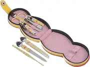 NOLITOY 6pc Manicure Set Nail Art Tools for Manicure Kit Professional Nail Clippers Storage Bag Random