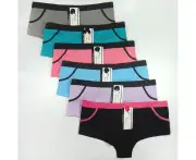 18 X Womens Sheer Spandex / Cotton Briefs - Assorted Underwear Undies 86985