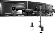 VIVO Triple Monitor Adjustable Mount, Articulating Stand for 3 LCD Screens Up to 24 Inches (Stand-V003M)