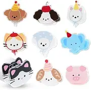 Cute Chip Clips, Set of 9 Bag Clips for Food Storage, Funny Sealing Clips Snack Bags Sealer, Acrylic Bag Clamps Airtight Bag Chip Clips for Kitchen Pantry & Fridge Use (Animal)