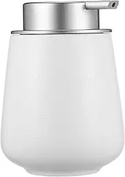 HOMOCONO Modern Soap Dispenser Bottle Non-transparent Hand Soap Holder for Bathroom Kitchen Easy Refilling Tight Seal for Lotion Shampoo Body Wash Sleek Design Home