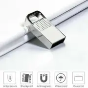2TB 256GB Silver USB Flash Drive Mini Memory Stick Data Files Storage Thumb Disk