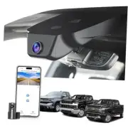Front 4K & Rear 1080P Dash Cam fit for Chevy 4th Gen Silverado 1500 2022-2025,