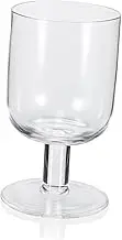 Kisangel Elegant Vintage Glassware Large Capacity Ice Cream Cup 300ml for Sundae Iced Tea