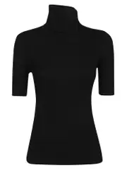 wool top S Black