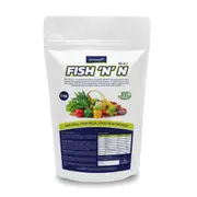 Fish 'N' N - 100% Organic Fish Meal Fertiliser (10-3-1-6) Powder - Australian Certified Organic - Nitrogen Rich Slow Release Fertiliser