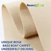 3.8M x 2M Unique Beige Marine Boat Carpet Felt Remedy Easy DIY Installation