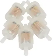 Briggs & Stratton 4129 5-Pack of 691035 Fuel Filter 40 Micron for Selected Engines with Fuel Pump