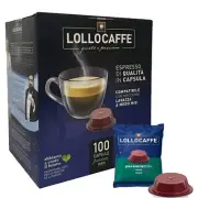 Coffee Capsules Lollo Blend Decaffeinata Compatible Lavazza Machines To Modo Mio
