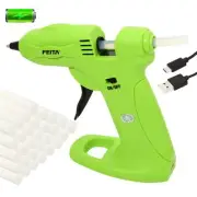 Cordless Hot Melt Glue Gun Kit USB Rechargeable Mini Glue Gun for Crafts Arts