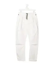 drawstring track pants 8Y White