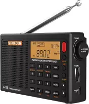 AM/FM/SW/LW Full Band Radio - Sleep Timer & Alarm Clock for Mobile Listening