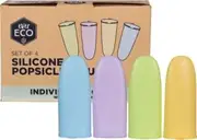 Ever Eco Silicone Popsicle Moulds 4pk