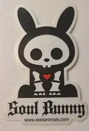 Skelanimal sticker, Jack the Rabbit
