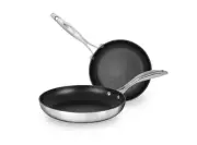 Scanpan Haptiq Stainless Steel Nonstick 8-Inch & 10.25-Inch Fry Pan Set