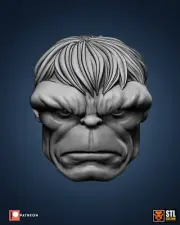 Incredible Hulk McFarlane style v1 custom head for Marvel Comics action figure