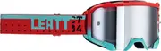 Leatt Velocity 4.5 Iriz CT Motocross Goggles, red-blue for Men One Size Red Blue