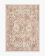 150' x 215' | Machine Washable Runner Rug | Kid & Pet Friendly | Indoor Rug | Kamran Rose Rug | Ruggable