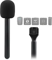 JCMOYUTY for Rode Mic Stand, Holder for comica BoomX-D2 Vimo C3 / Neewer CM28 / GODOX MoveLink M2 II/FULAIM X5 / Saramonic BLINK500B2+ / Shure MoveMic Wireless Lav Microphone Handle Mount Adapter