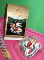 Hallmark Keepsake Magic Santa's Snow Getter Christmas Ornament 1993