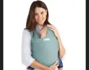 NIB Moby Baby Wrap Carrier in teal Hydro