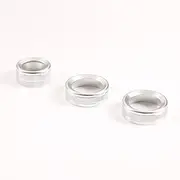 POEXIR for Toyota, Tacoma 2016-2019 Alloy Car Volume Knob Cover Rear View Mirror Adjust Knob Ring Trim Sticker Interior Accessories Car Air Conditioner Knob(Size:Silver)