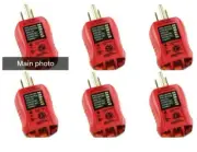 6 NEW GARDNER BENDER GFI 3501 CIRCUIT ANALYZER OUTLET TESTERS