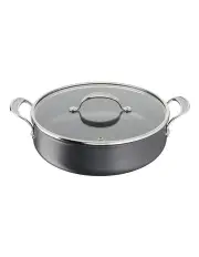 [Jamie Oliver by Tefal] Cooks Classic All-In-One Pan with Lid 30cm/5 in Coal Grey